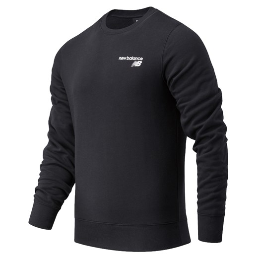 New Balance bluza męska czarna bawełniana