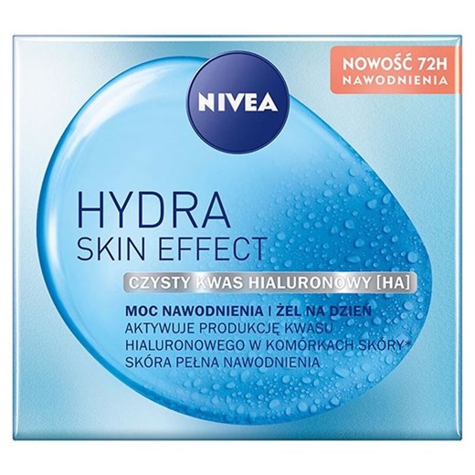 Nivea, Hydra Skin Effect, żel do twarzy na dzień, moc nawodnienia, 50 ml Nivea okazja smyk