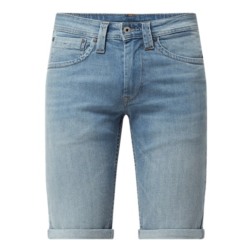 Szorty jeansowe o kroju regular fit z dodatkiem streczu model ‘Cash’ Pepe Jeans 31 Peek&Cloppenburg  promocja