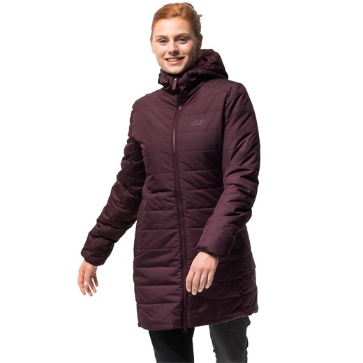 Płaszcz damski fioletowy Autoryzowany Sklep Jack Wolfskin