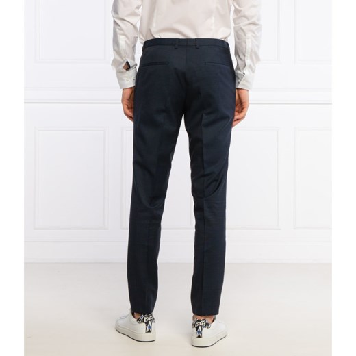 HUGO Wełniane spodnie Hesten212 | Slim Fit 50 Gomez Fashion Store