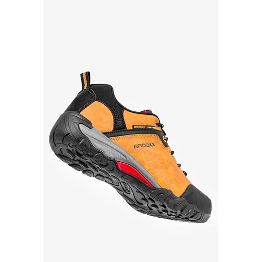 Buty trekkingowe męskie BADOXX wiązane sportowe skórzane