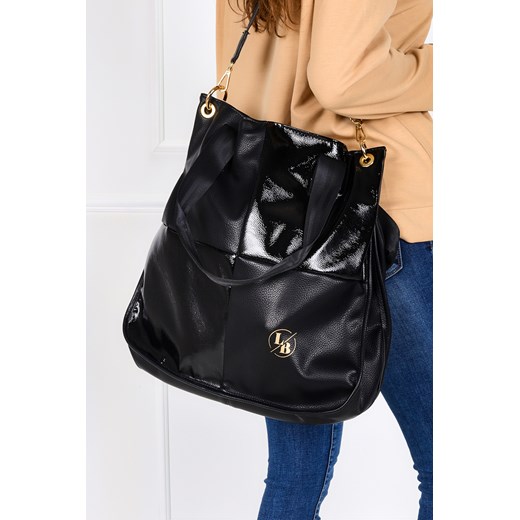 Shopper bag Laura Biaggi duża glamour 