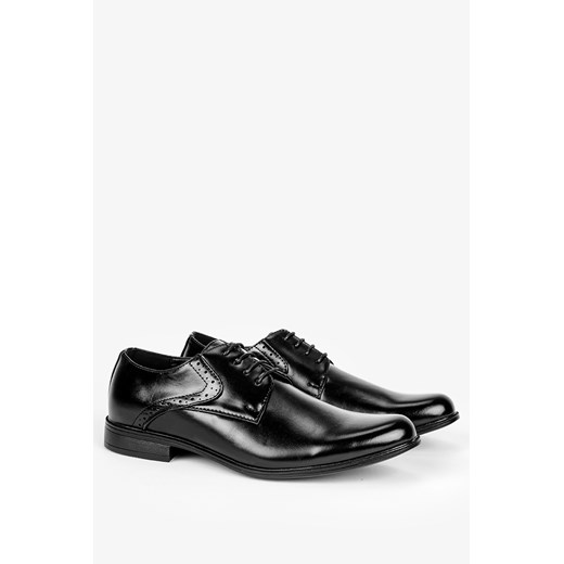 Czarne buty wizytowe sznurowane Badoxx MXC456/7 Casu.pl okazyjna cena