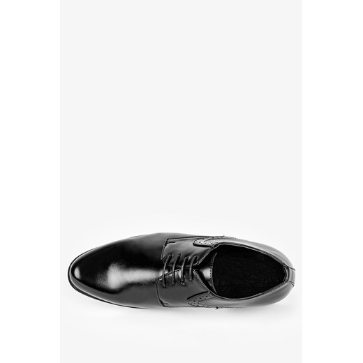 Czarne buty wizytowe sznurowane Badoxx MXC456/7 wyprzedaż Casu.pl