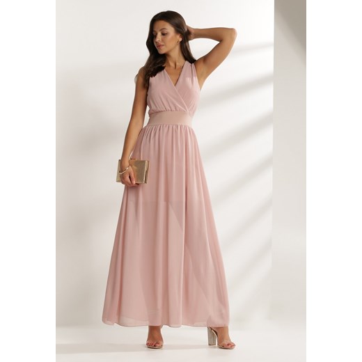 Różowa Sukienka Helisine Renee S/M promocja Renee odzież