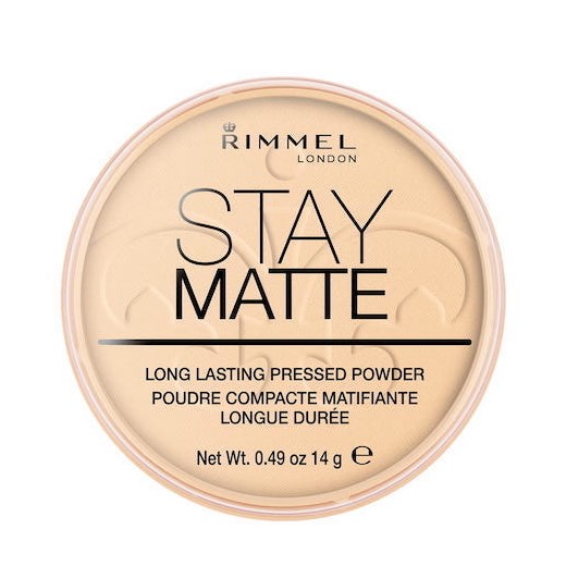 Stay Matte Powder puder prasowany 001 Transparent 14g Rimmel 14g perfumgo.pl
