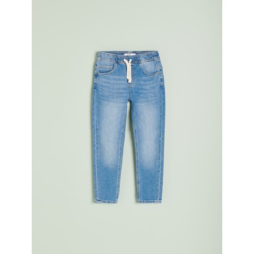 Reserved - Bawełniane joggery jeansowe - Niebieski Reserved 134 Reserved
