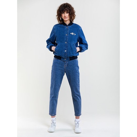  100% Autentyczny BIG STAR kurtka damska niebieska krótka niebieski kurtki damskie jeansowe DPVVB