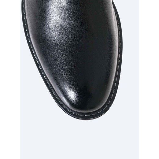 Buty zimowe męskie czarne BIG STAR eleganckie