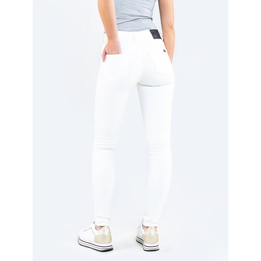 BIG STAR jeansy damskie casual białe 