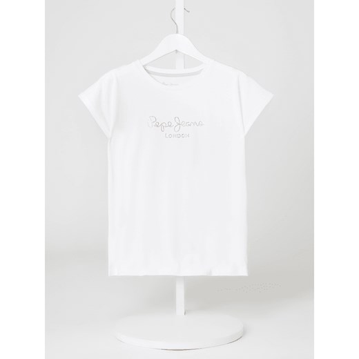 T-shirt z bawełny model ‘Nuria’ Pepe Jeans 164 okazja Peek&Cloppenburg 