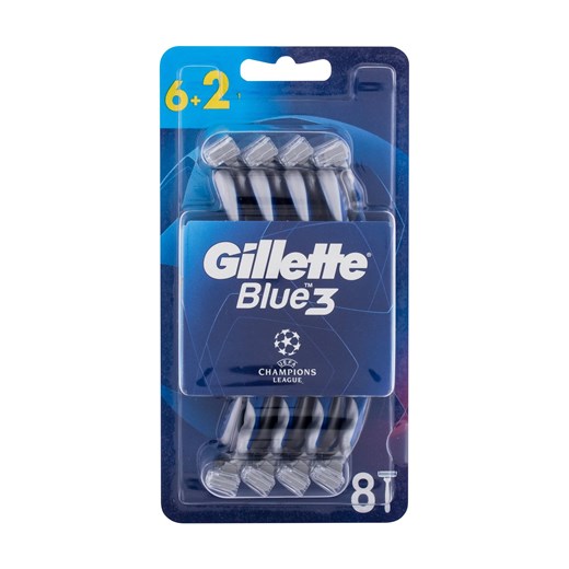 Gillette Blue3 Comfort Champions League Maszynka Do Golenia 8Szt Gillette makeup-online.pl