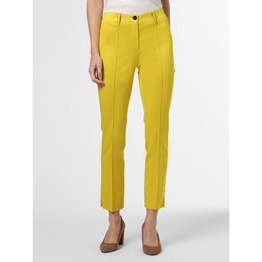 Marc Cain Collections - Spodnie damskie, żółty 34 vangraaf wyprzedaż