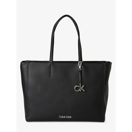 Shopper bag Calvin Klein młodzieżowa skórzana 