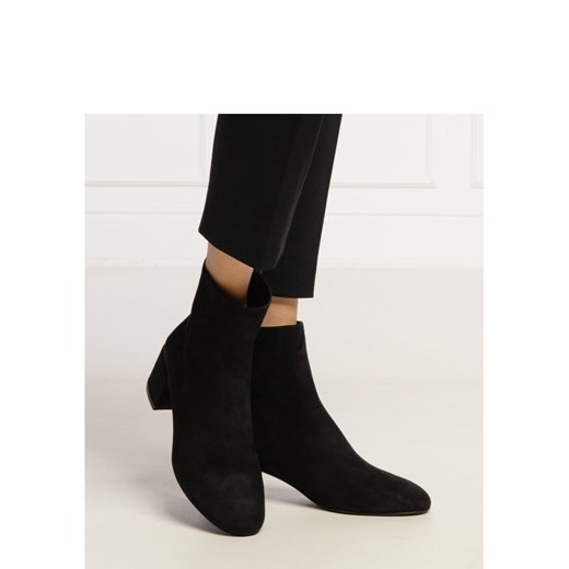 Botki Stuart Weitzman eleganckie skórzane