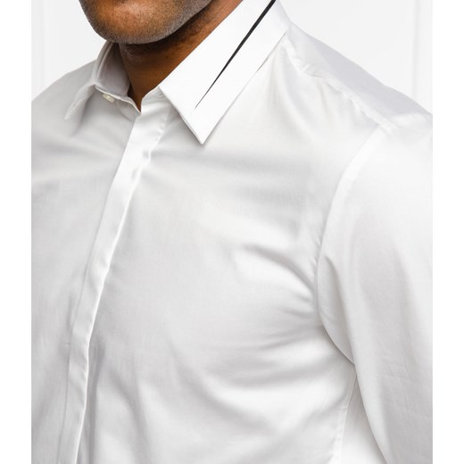Koszula męska Hugo Boss na wiosnę elegancka z długim rękawem 
