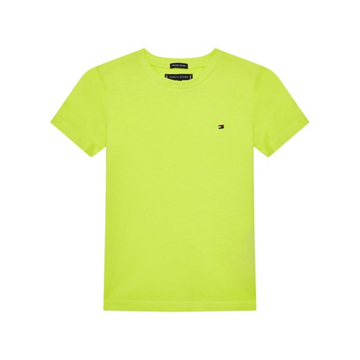 T-shirt chłopięce Tommy Hilfiger zielony z krótkim rękawem 