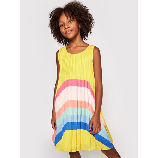 Billieblush Sukienka codzienna U12647 Żółty Regular Fit Billieblush 6Y MODIVO wyprzedaż
