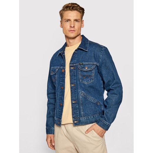 Wrangler Kurtka jeansowa Icons W4MJUG923 Granatowy Regular Fit Wrangler M MODIVO