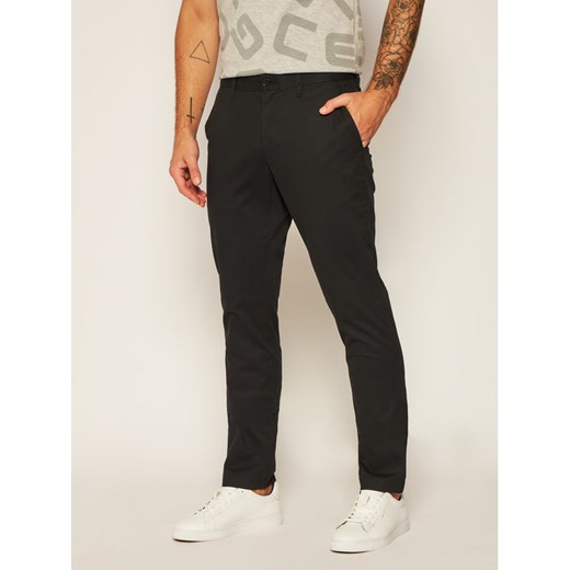 MICHAEL Michael Kors Spodnie materiałowe Basics CS93CKL3DR Czarny Slim Fit Michael Michael Kors 33_34 okazyjna cena MODIVO