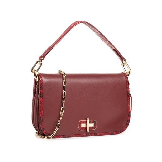 Tommy Hilfiger Torebka Leather Statement Crossover AW0AW09084 Bordowy Tommy Hilfiger 00 MODIVO okazja