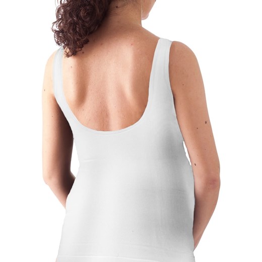 Titti Bezszwowa koszulka ciążowa biała (L/XL) L/XL Titti