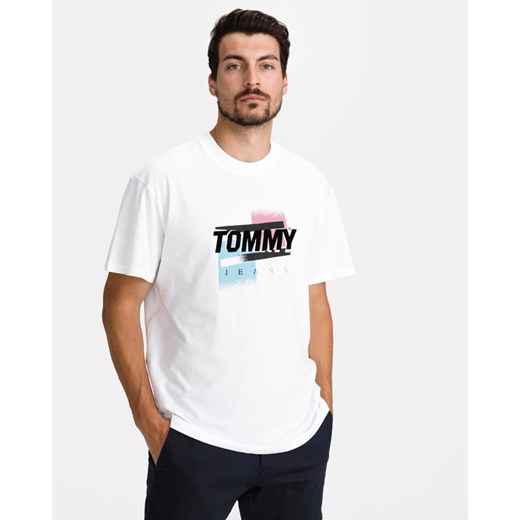 Tommy Jeans Faded Logo Koszulka Biały Tommy Jeans L BIBLOO