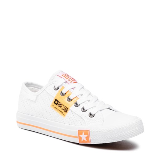 Trampki BIG STAR - FF274035 White 39 wyprzedaż eobuwie.pl