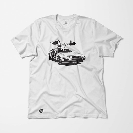 Koszulka z kultowym DeLorean Klasykami.pl S, M, L, XL, XXL sklep.klasykami.pl