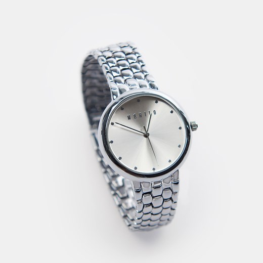 Mohito - Zegarek na bransolecie - Srebrny Mohito ONE SIZE wyprzedaż Mohito