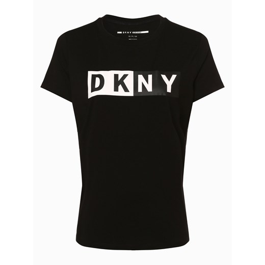 Bluzka damska DKNY z okrągłym dekoltem z krótkimi rękawami w stylu młodzieżowym 