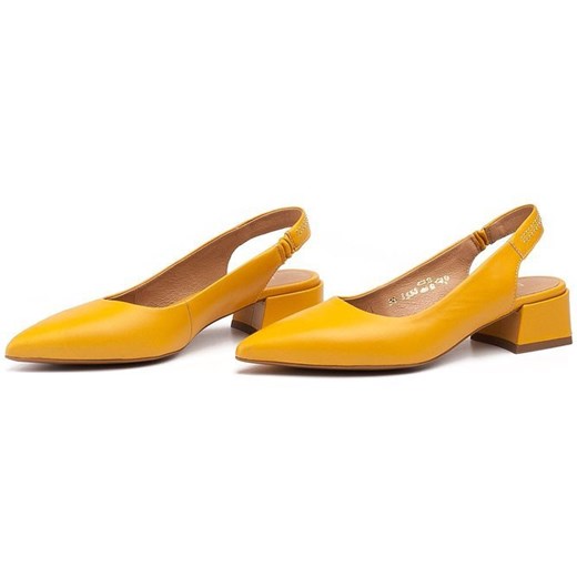 Marco Shoes sandały damskie eleganckie skórzane