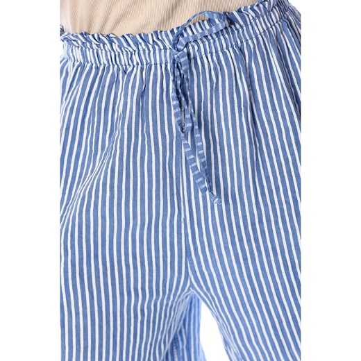 Lniane spodnie "Sarah" w kolorze niebieskim La Fabrique Du Lin L promocja Limango Polska