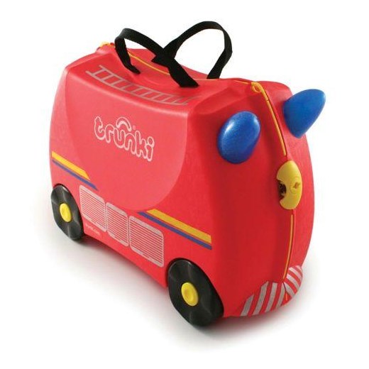 Jeżdżąca walizeczka - Wóz strażacki Freddie marko-baby-pl rozowy Akcesoria
