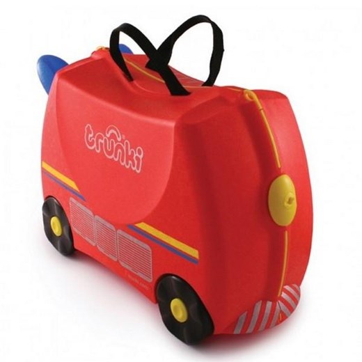 Jeżdżąca walizeczka - Wóz strażacki Freddie marko-baby-pl czerwony Butelki