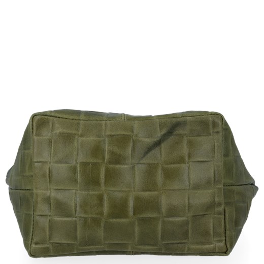 Uniwersalne Torebki Skórzane Modny Shopper Bag XL Vittoria Gotti Khaki (kolory) Vittoria Gotti PaniTorbalska