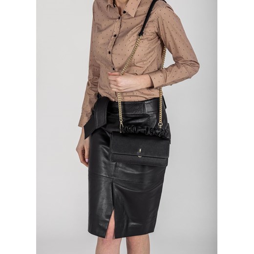 Kopertówka Ochnik matowa elegancka mała na ramię 