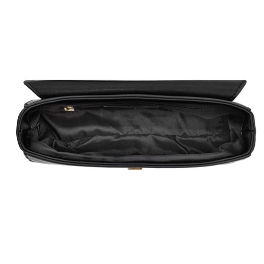 Kopertówka czarna Ochnik elegancka ze skóry ekologicznej bez dodatków 