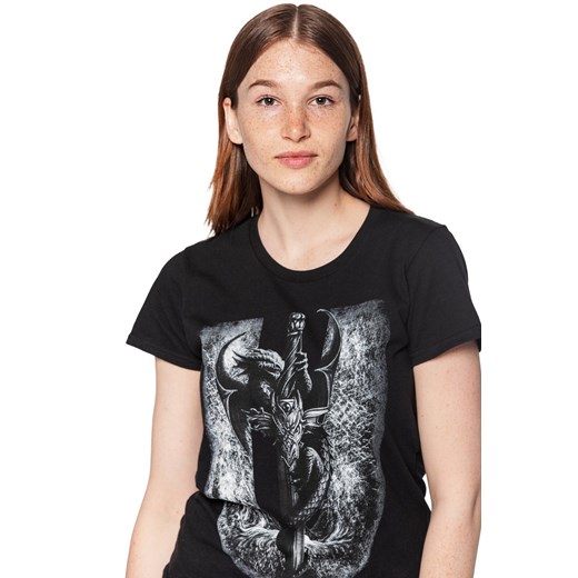 T-shirt damski UNDERWORLD Dragon czarny Underworld XL okazja morillo