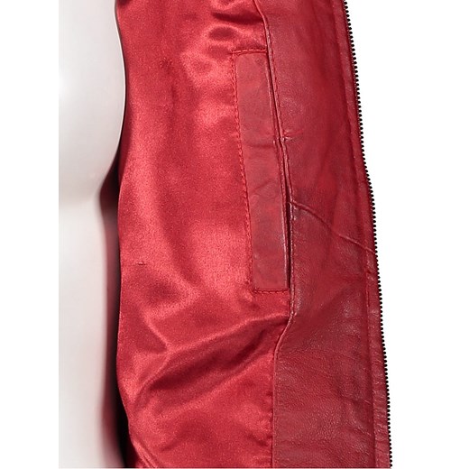 Skórzana kurtka "Alero" w kolorze czerwonym 36 Limango Polska okazja