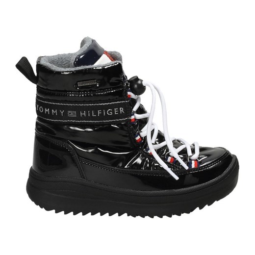 Buty zimowe dziecięce Tommy Hilfiger śniegowce sznurowane 