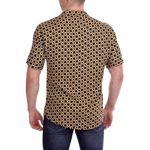 Koszula męska IVET w abstrakcyjnym wzorze 