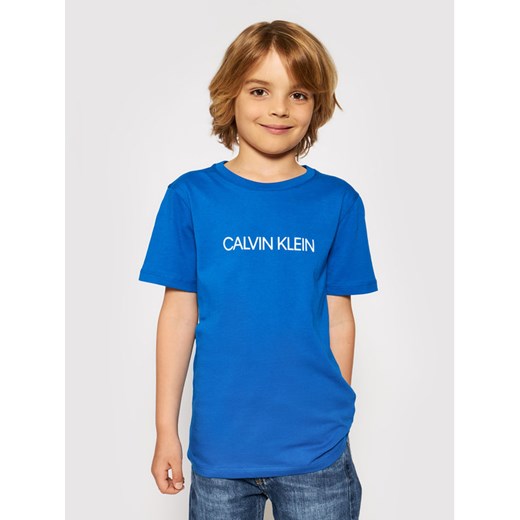 Calvin Klein Swimwear T-Shirt B70B700313 Niebieski Regular Fit 8_10Y MODIVO promocja