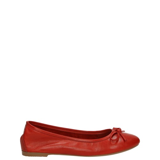 VENEZIA Czerwone baleriny z kokardą - 2703886021 RED Venezia 37 okazyjna cena Venezia