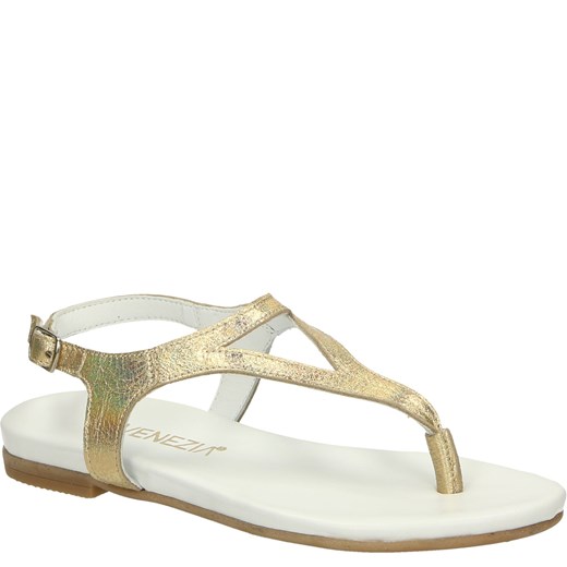 VENEZIA Sandały japonki - A112 GOLD Venezia 41 okazja Venezia