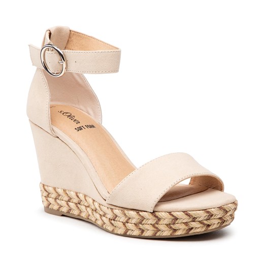 Espadryle S.OLIVER - 5-28322-36 Cream 462 40 eobuwie.pl