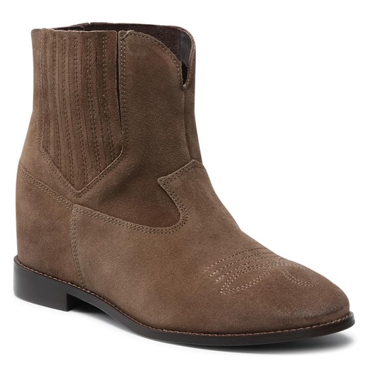Botki BADURA - ALEGRA-06 Khaki 37 eobuwie.pl