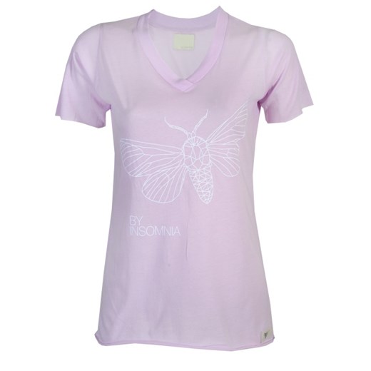 Winona T-shirt Print pastelowy fiolet S