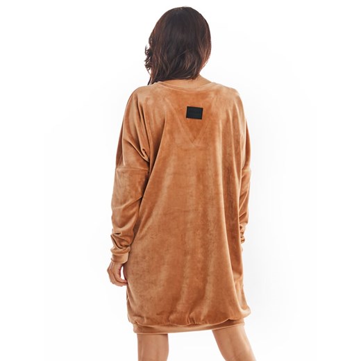 Sukienka w kolorze beżowym onesize Limango Polska okazja